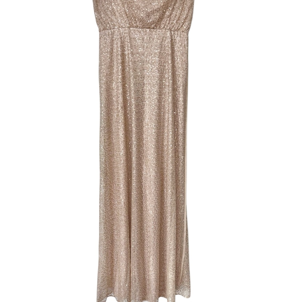 NWT MORILEE MADELINE GARDNER gold bridesmaid dress size 10 - Picture 6 of 16